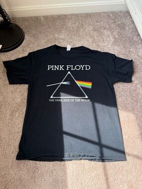 Vintage Pink Floyd large Fruit of the Loom Black Graphic Tee 100% cotton